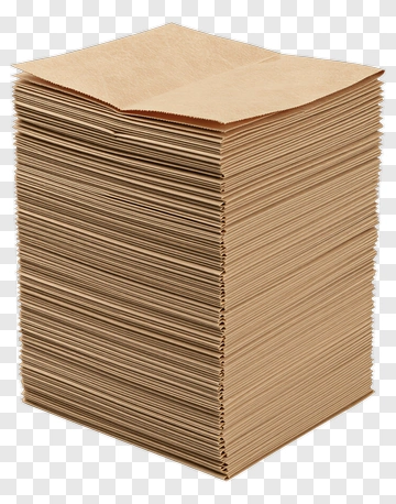 Stack Of Brown Paper Sheets PNG