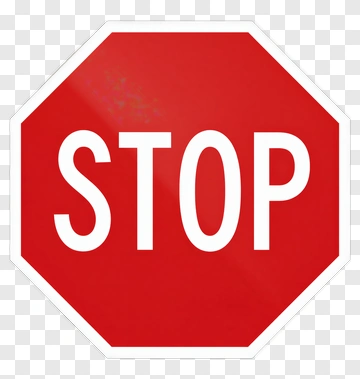 Red Stop Sign PNG
