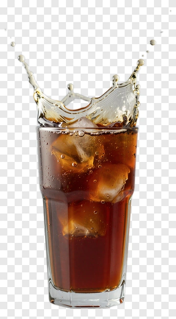 Splashing Cold Drink In A Glass PNG