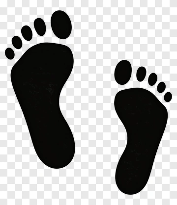 Black Footprints PNG