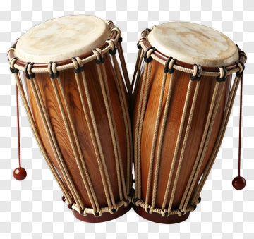 Wooden Conga Drums PNG
