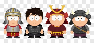 Cartoon Characters In Historical Costumes PNG
