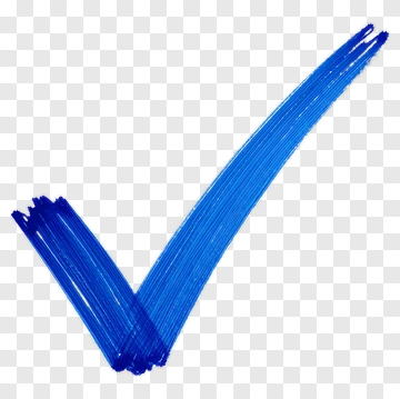 Blue Check Mark PNG