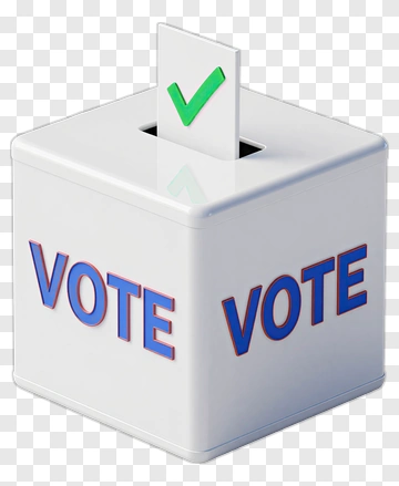 Vote Box With Check Mark PNG