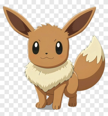 Eevee Cartoon Character PNG