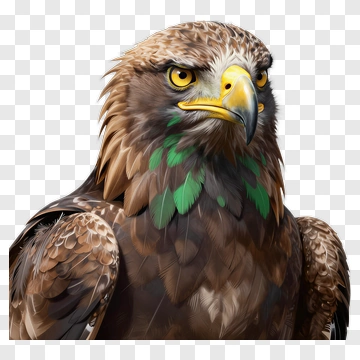 Realistic Eagle Portrait PNG