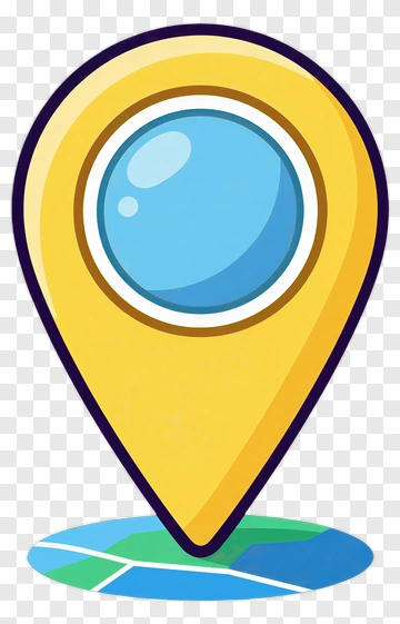 Cartoon Location Pin On Map PNG