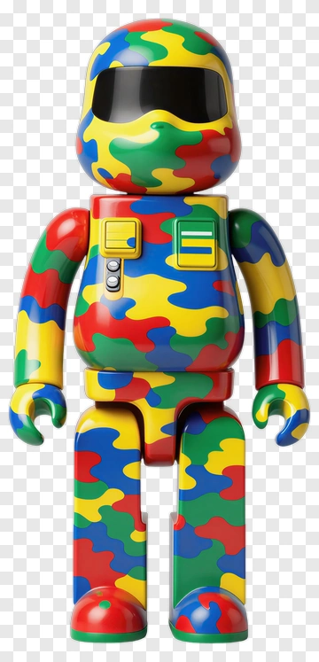 Colorful Toy Robot PNG