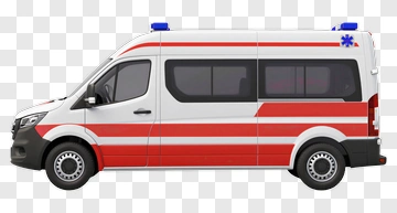 Emergency Ambulance Vehicle PNG