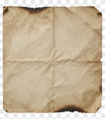 Wrinkled Vintage Paper PNG