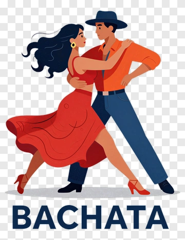 Couple Dancing Bachata PNG