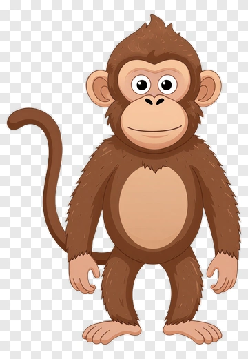 Cartoon Monkey PNG