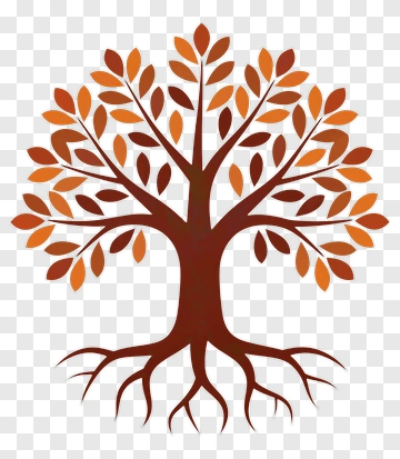 Colorful Tree With Autumn Leaves PNG