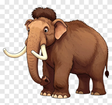 Cartoon Mammoth PNG