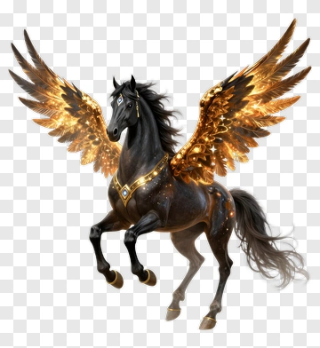 Mythical Winged Horse PNG