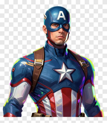 Superhero Character In A Blue Costume PNG