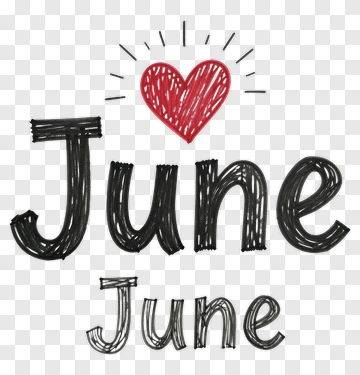 I Love June PNG