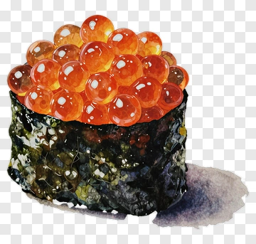 Salmon Roe Sushi PNG