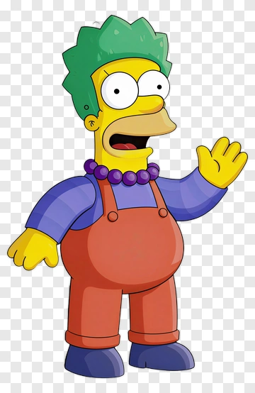 Cartoon Character Waving PNG