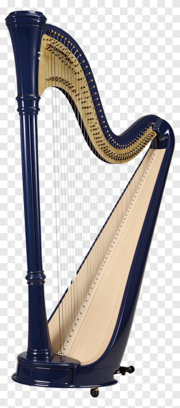 Blue Harp PNG