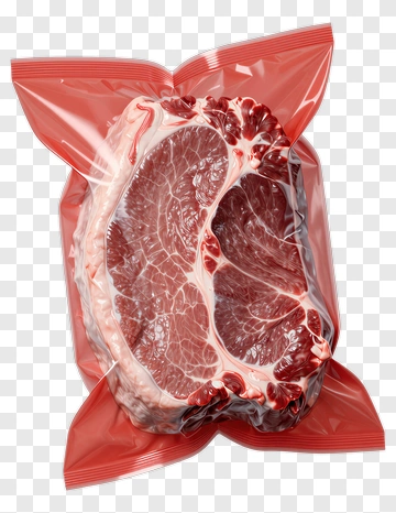 Vacuum-Sealed Meat Package PNG