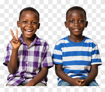 Happy Boys Smiling Together PNG