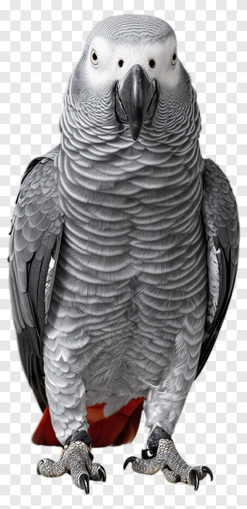 Gray Parrot PNG