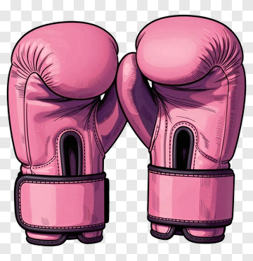 Pink Boxing Gloves PNG