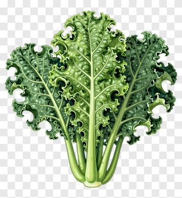 Fresh Kale Leaves PNG