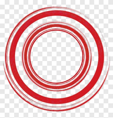 Red Circular Target Design PNG