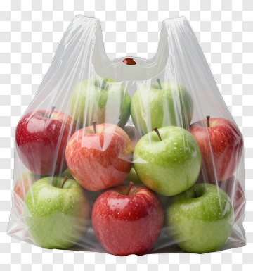 Bag Of Fresh Apples PNG