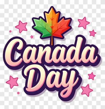 Canada Day Celebration Design PNG