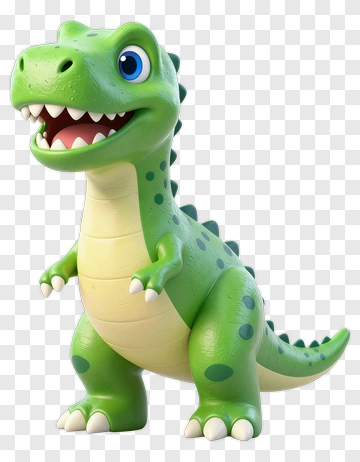 Cartoon Dinosaur Character PNG