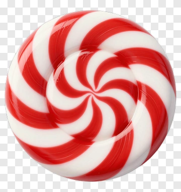 Swirled Red And White Candy PNG