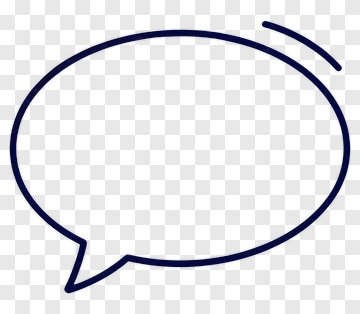 Speech Bubble Outline PNG