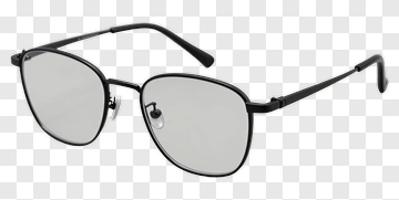 Black Eyeglasses PNG