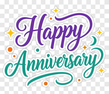 Happy Anniversary Greeting PNG
