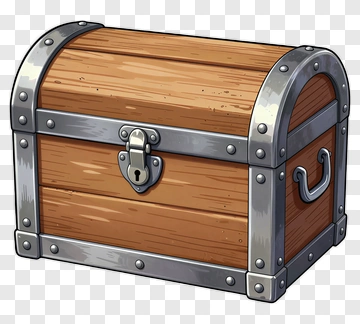 Cartoon Treasure Chest PNG