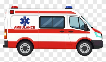 Cartoon Ambulance Vehicle PNG