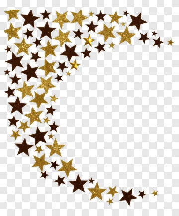 Gold And Brown Star Decoration PNG
