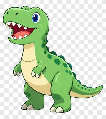 Cartoon Dinosaur Character PNG