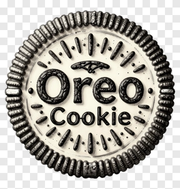 Oreo Cookie Illustration PNG