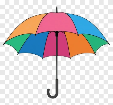 Colorful Umbrella PNG