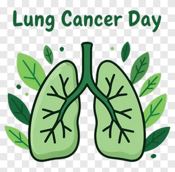 Lung Cancer Day Illustration PNG