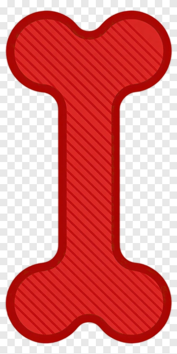 Red Dog Bone PNG