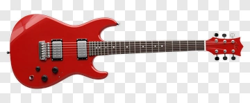 Red Electric Guitar PNG