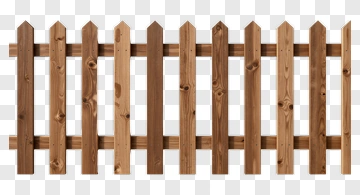 Wooden Fence Panel PNG