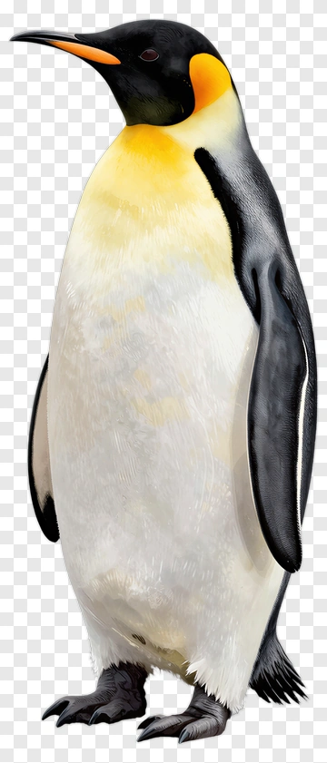 Emperor Penguin Standing PNG