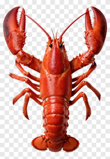 Realistic Red Lobster PNG