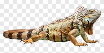 Iguana On A White Background PNG